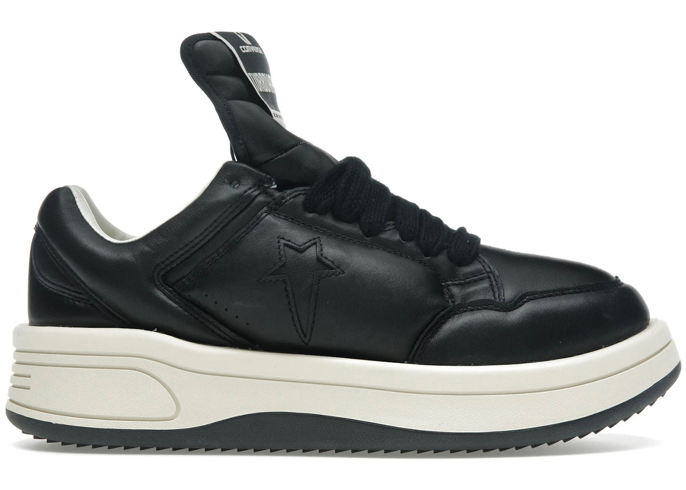 Converse TURBOWPN Low Rick Owens DRKSHDW Black Cloud Cream - Preowned