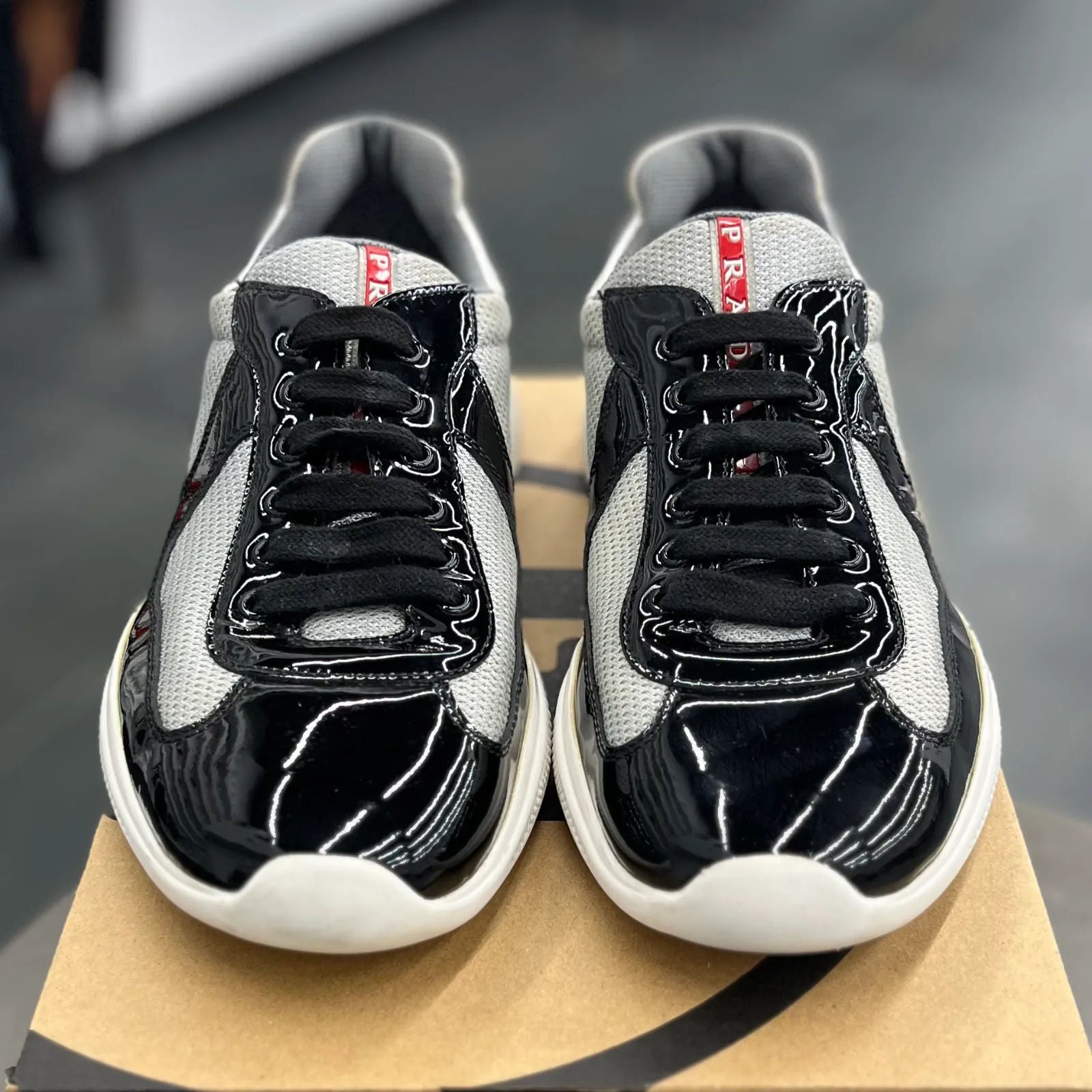 Prada America's Cup Black Silver - Preowned