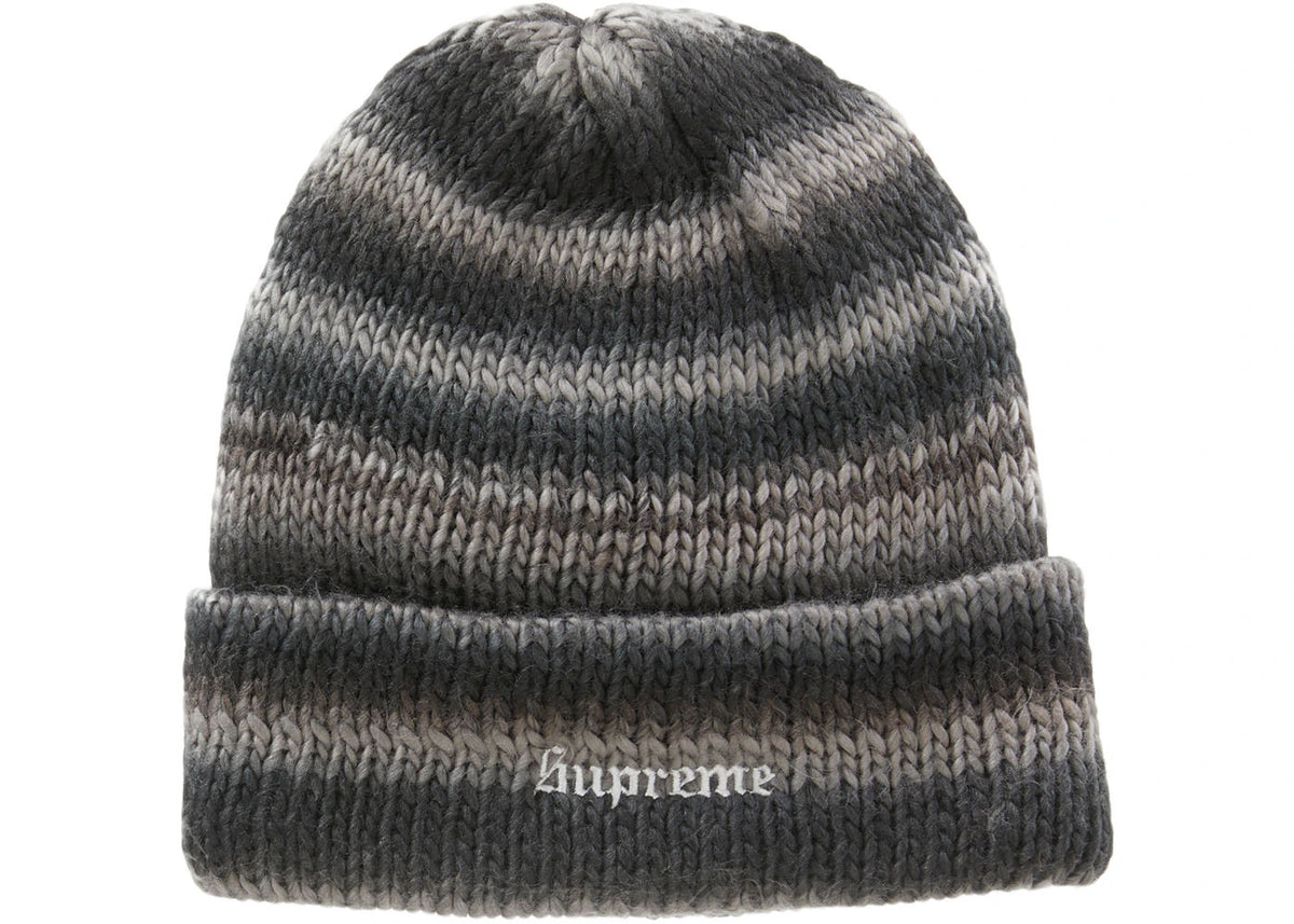 Supreme Ombré Stripe Beanie Black - Preowned