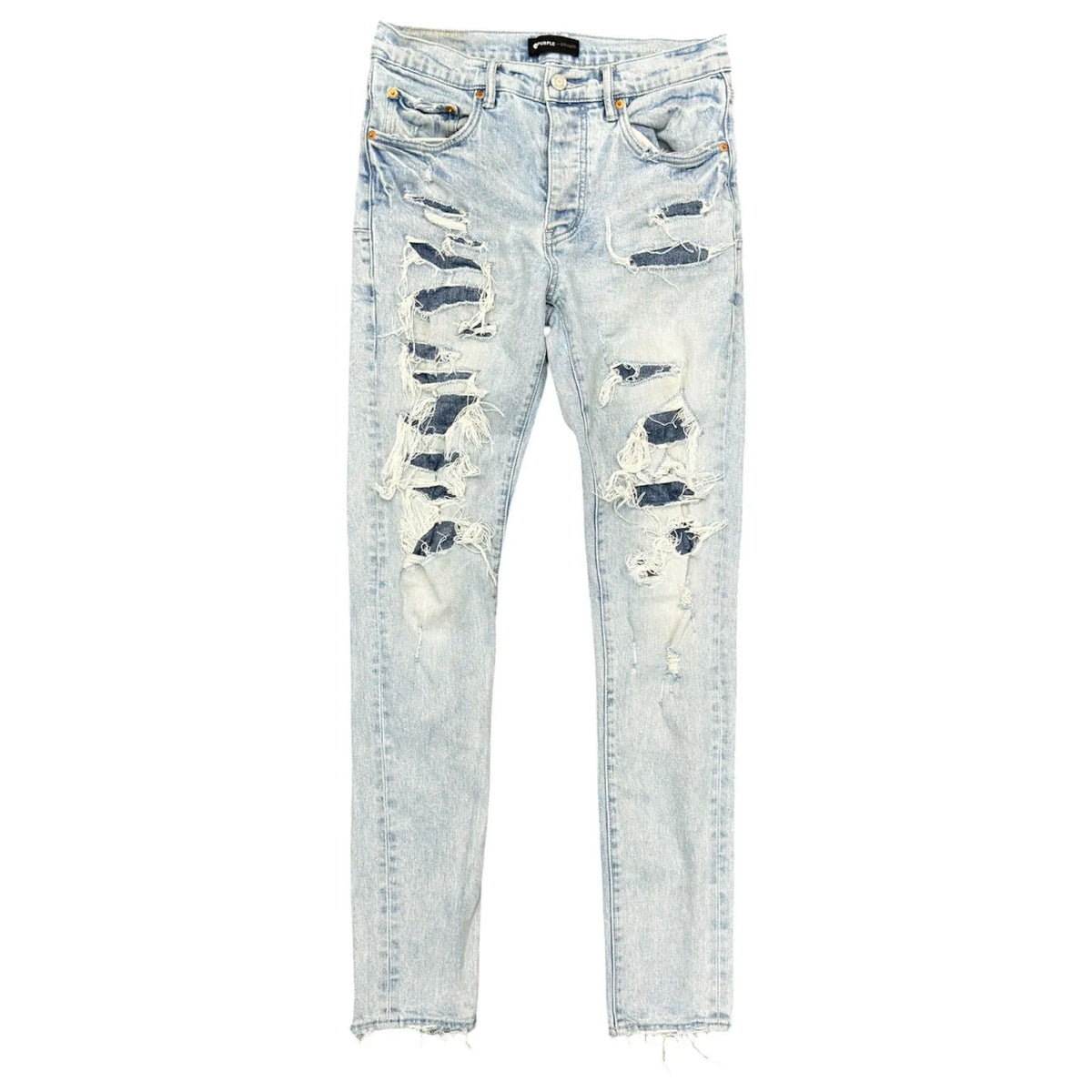Purple P.001 Distressed Denim (Blue) - Preowned