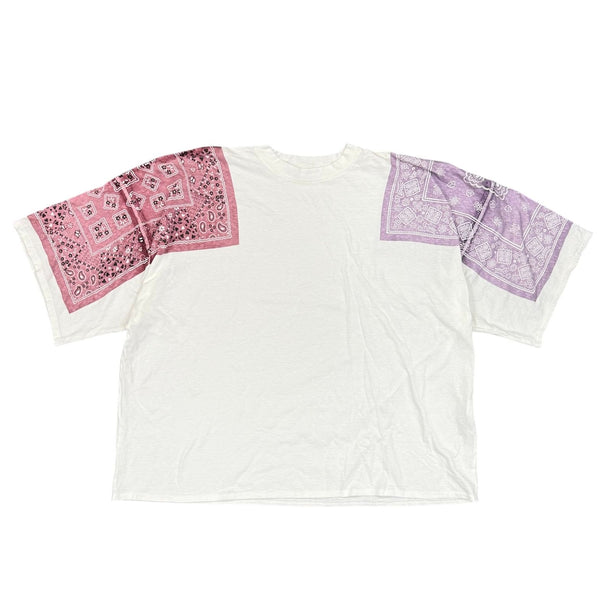 Kapital 18.5 Jersey Bandana Huge Tee (Pink/Purple)