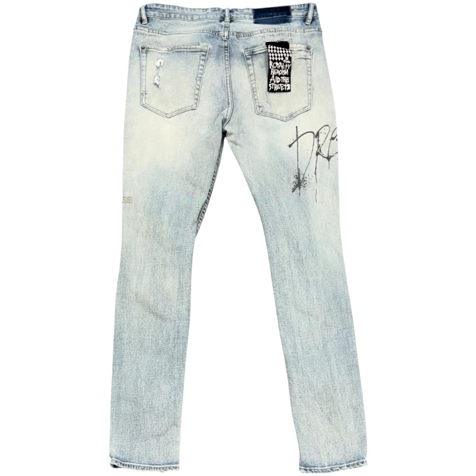 Ksubi Van Winkle Graffiti Jeans (Light Wash) - Preowned
