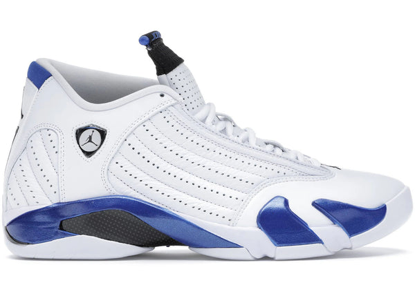Jordan 14 Retro White Hyper Royal - Preowned