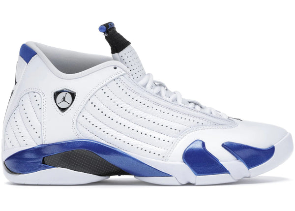 Jordan 14 Retro White Hyper Royal - Preowned