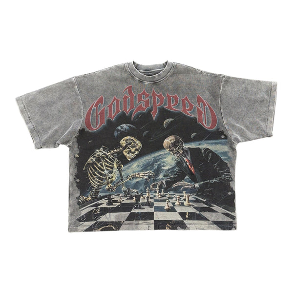 Godspeed Checkmate Thermal Tee (Washed Grey)