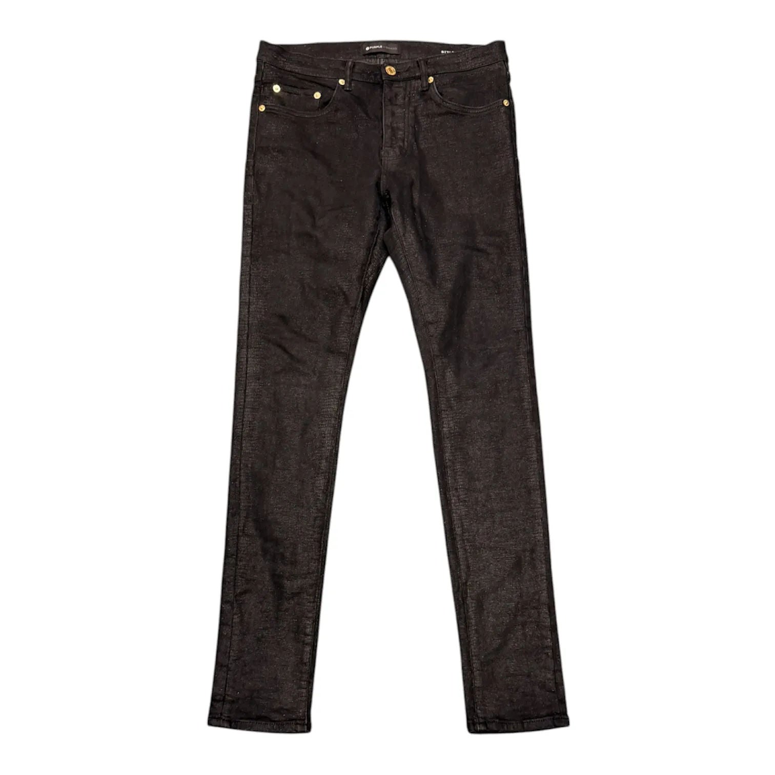 Purple Brand Glitter Jean (Black) - Preowned