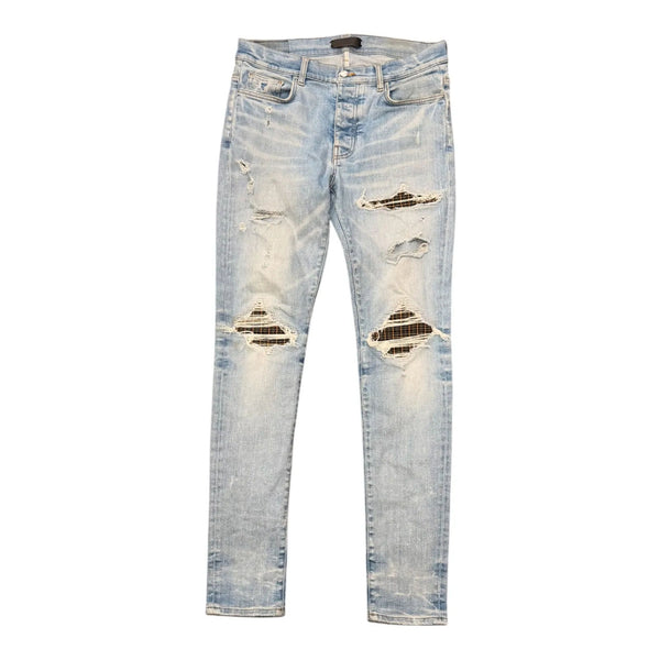 Amiri MX1 Flannel Patch Jean (Clay Indigo) - Preowned
