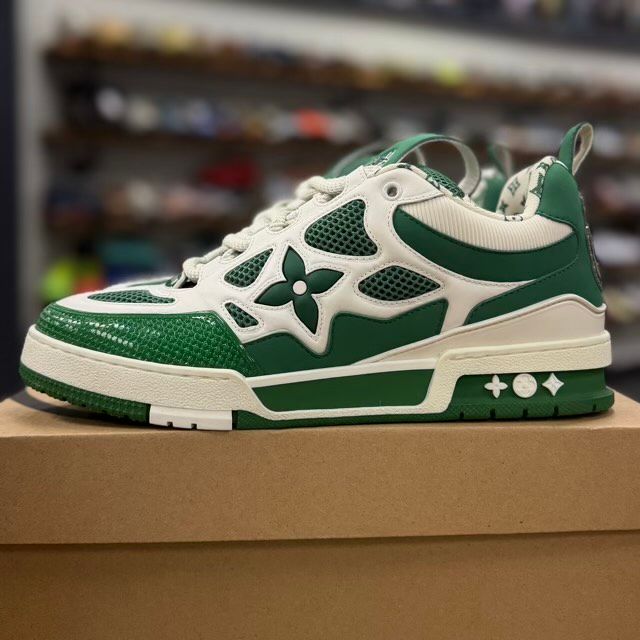 Louis Vuitton LV Skate Sneaker Green White - Preowned