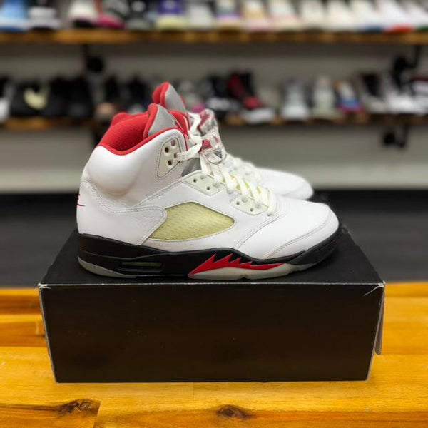 Jordan 5 Retro Fire Red Silver Tongue (2020) - Preowned