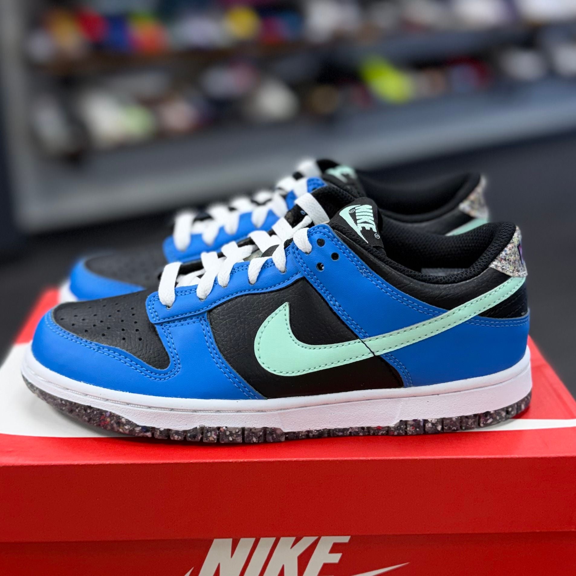 BRAND NEW STEAL - Nike Dunk Low Crater Blue Black (GS)