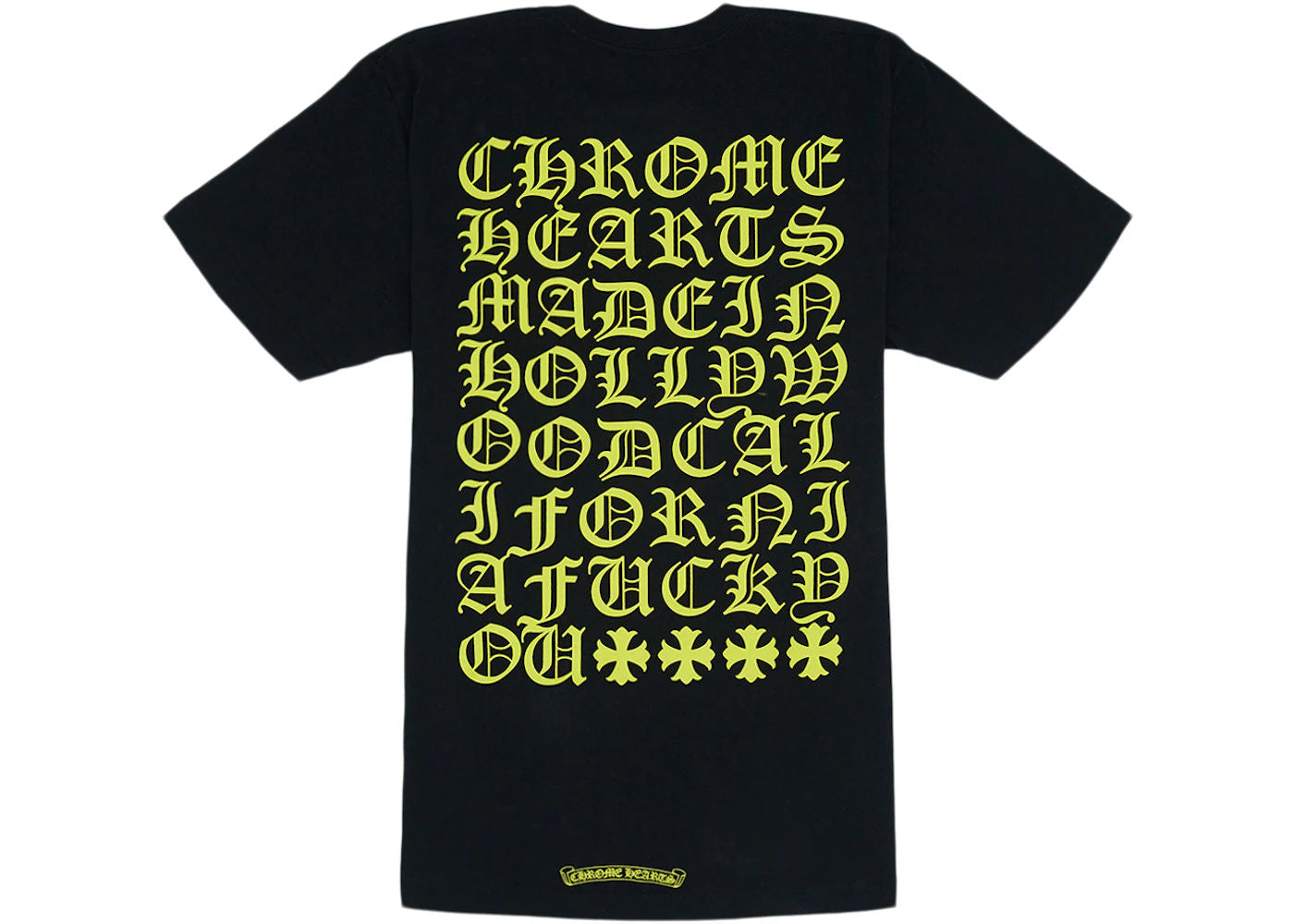 Chrome Hearts Made In Hollywood T-shirt Black - Preowned