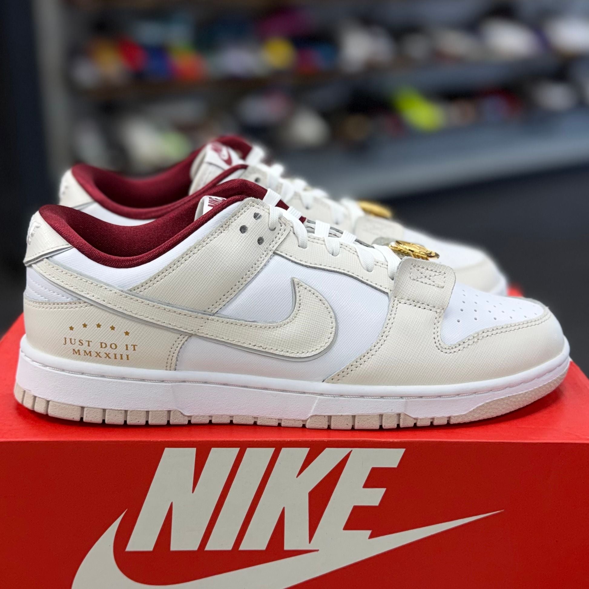BRAND NEW STEAL - Nike Dunk Low SE Just Do It White Phantom (Women's)
