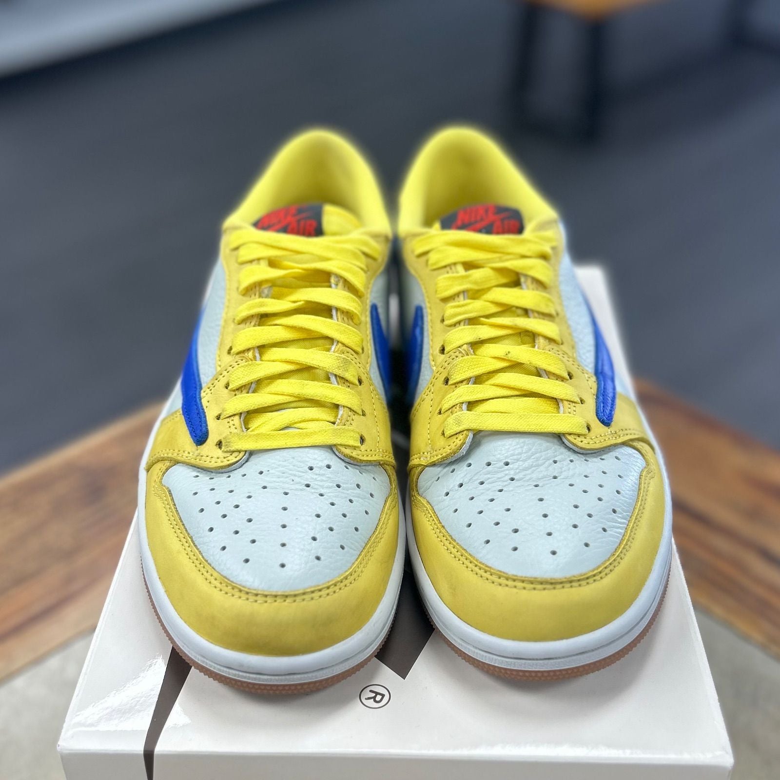 Jordan 1 Retro Low OG SP Travis Scott Canary (Women's) - Preowned