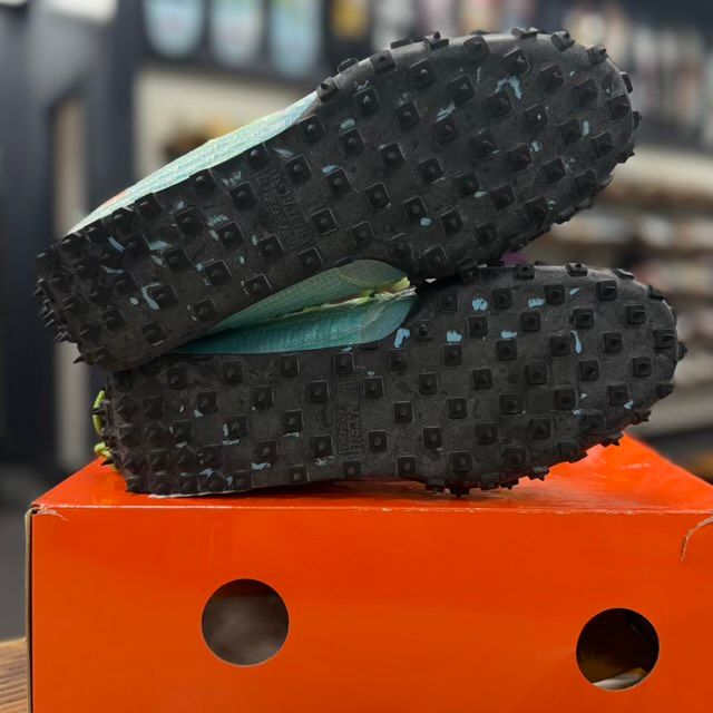 Nike Waffle Racer Off-White Vivid Sky (Women's) - Preowned