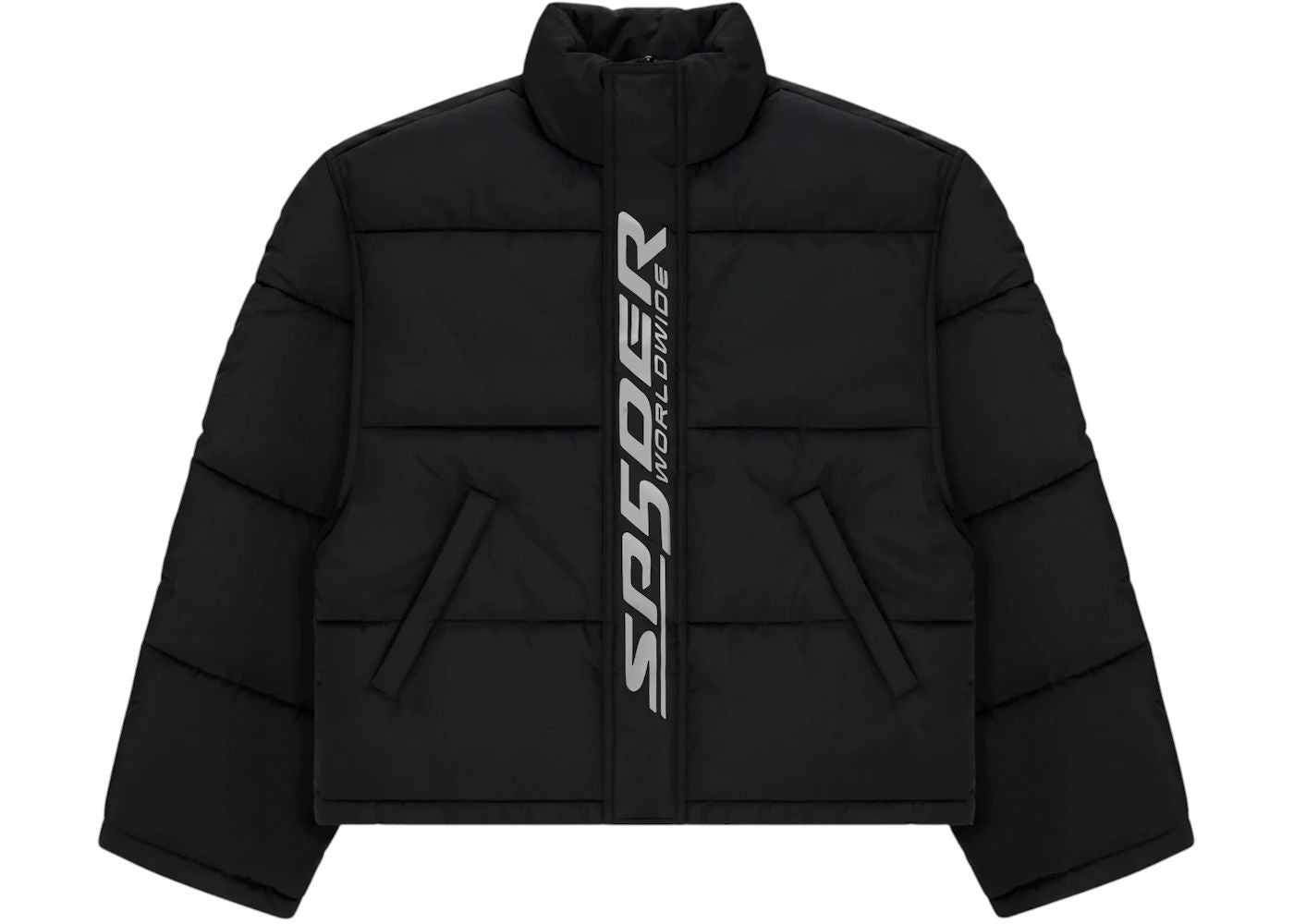 Sp5der Trackhawk Puffer Jacket Black