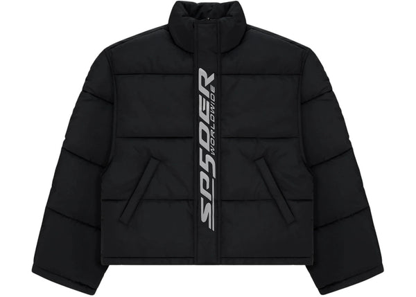 Sp5der Trackhawk Puffer Jacket Black