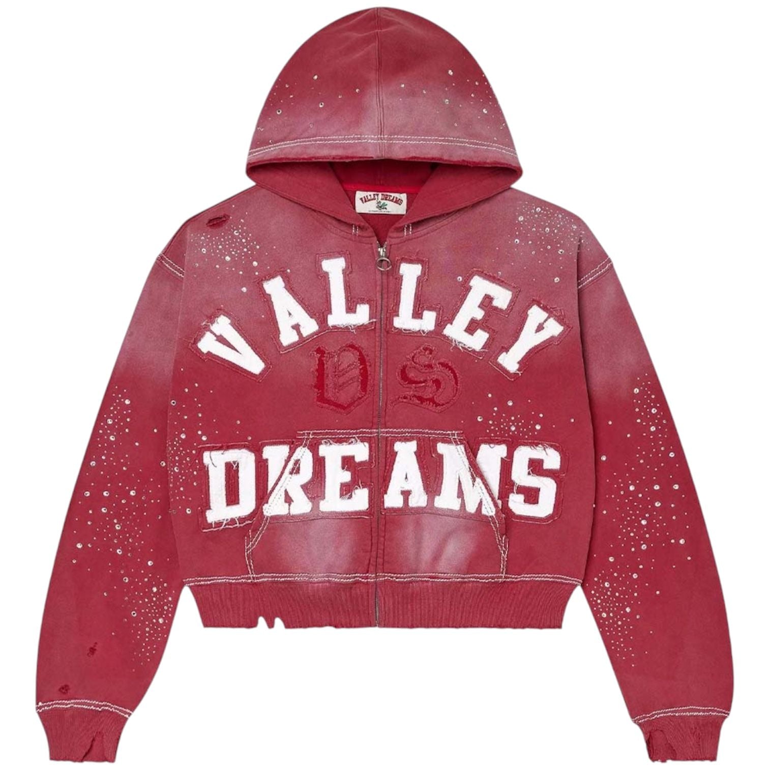 Vale Forever Classico Zip Up Hoodie (Ruby)