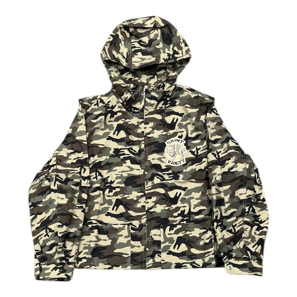 Saint Vanity Cargo Nylon Jacket (Army Camo)