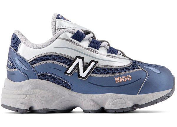 New Balance 1000 Bungee Lace Vintage Indigo Light Silver Metallic (TD)