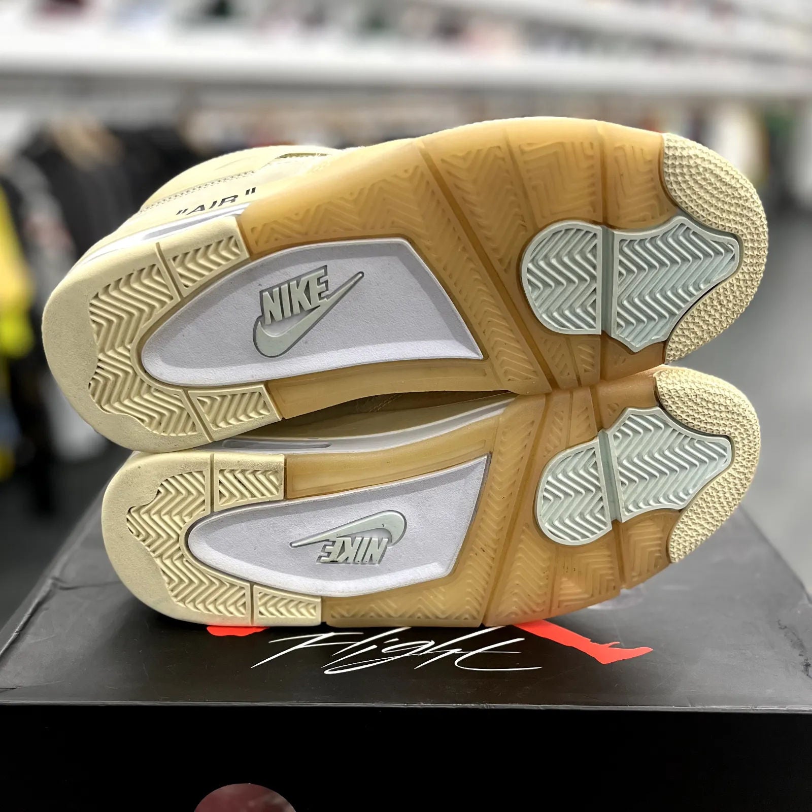 Jordan 4 Retro Off-White Sail (Women's) - Preowned