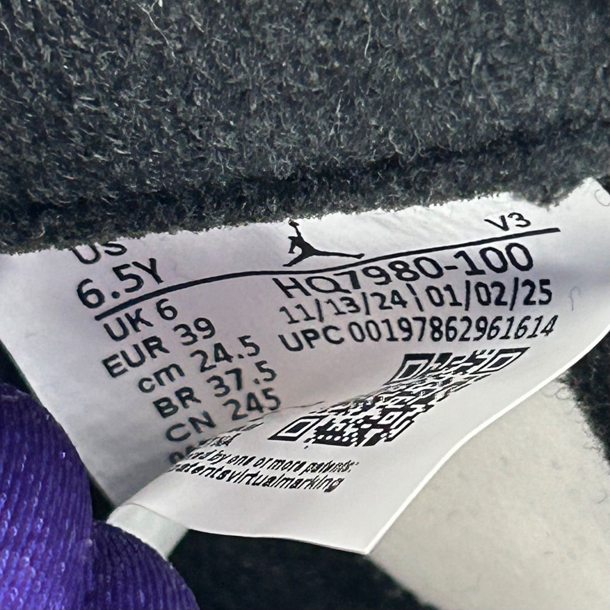 Jordan 5 Retro Grape (2025) (GS) - Preowned