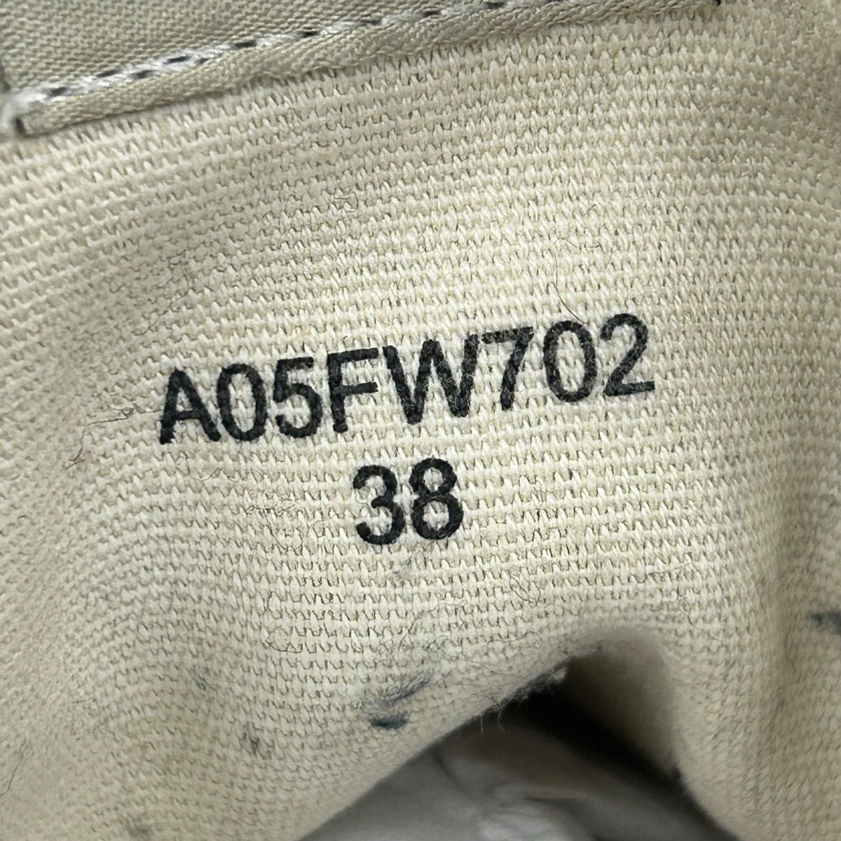 Maison Mihara Yasuhiro Peterson OG Sole Canvas Low Grey - Preowned