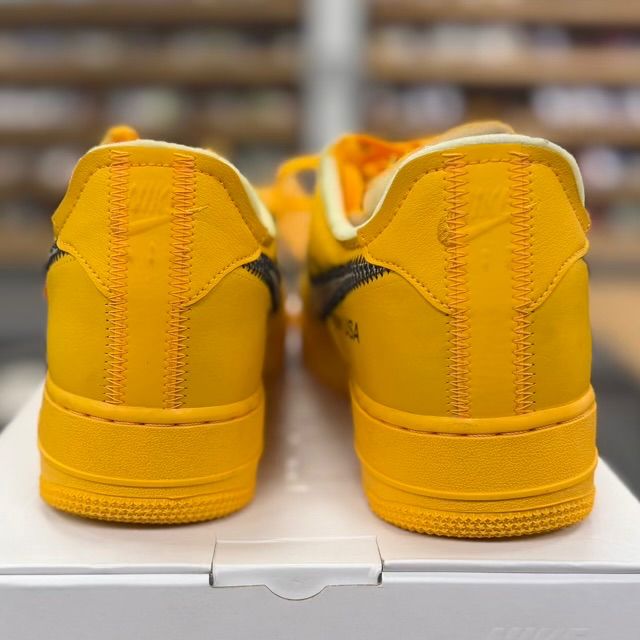 Nike Air Force 1 Low Off-White ICA University Gold - Preowned