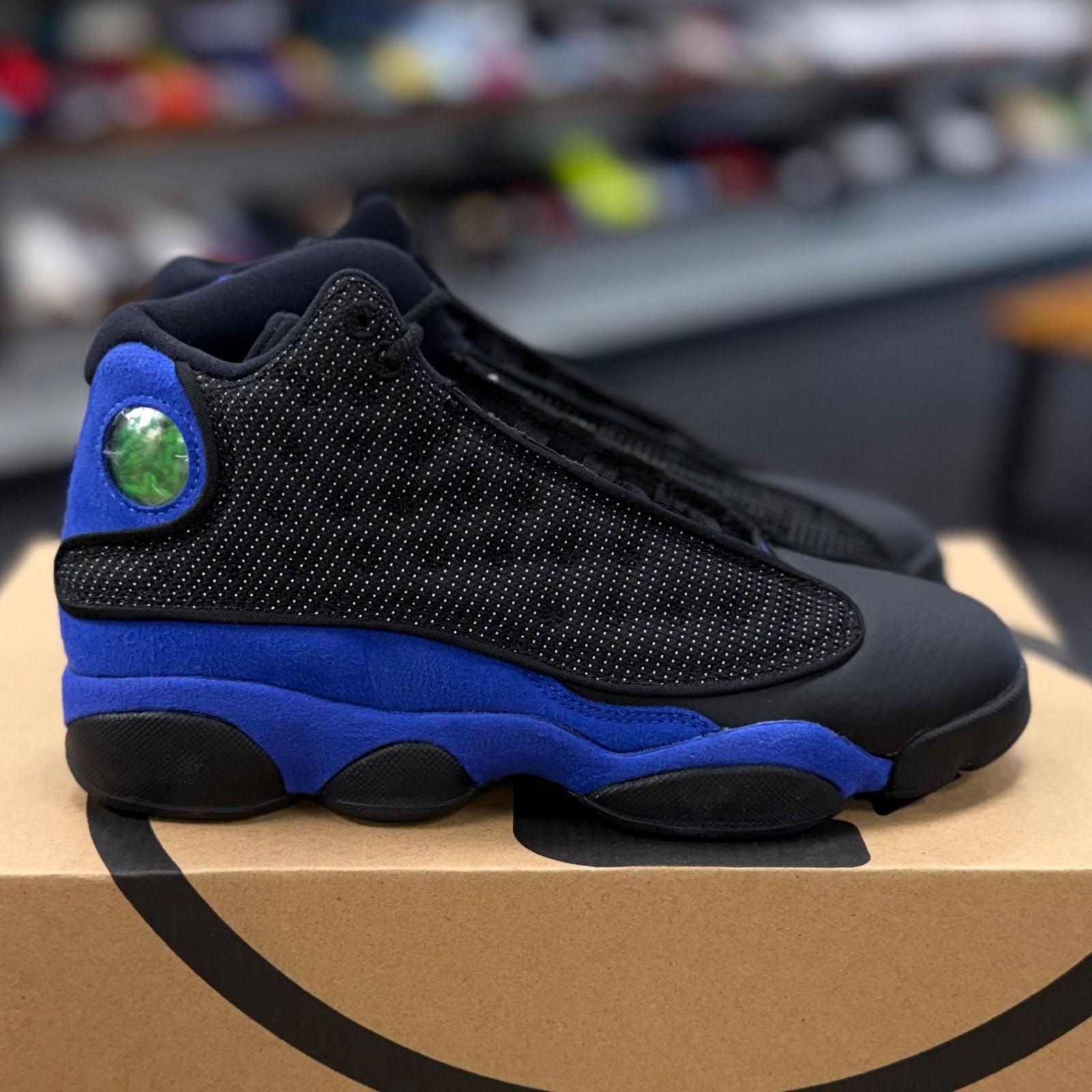 Jordan 13 Retro Black Hyper Royal (GS) - Preowned