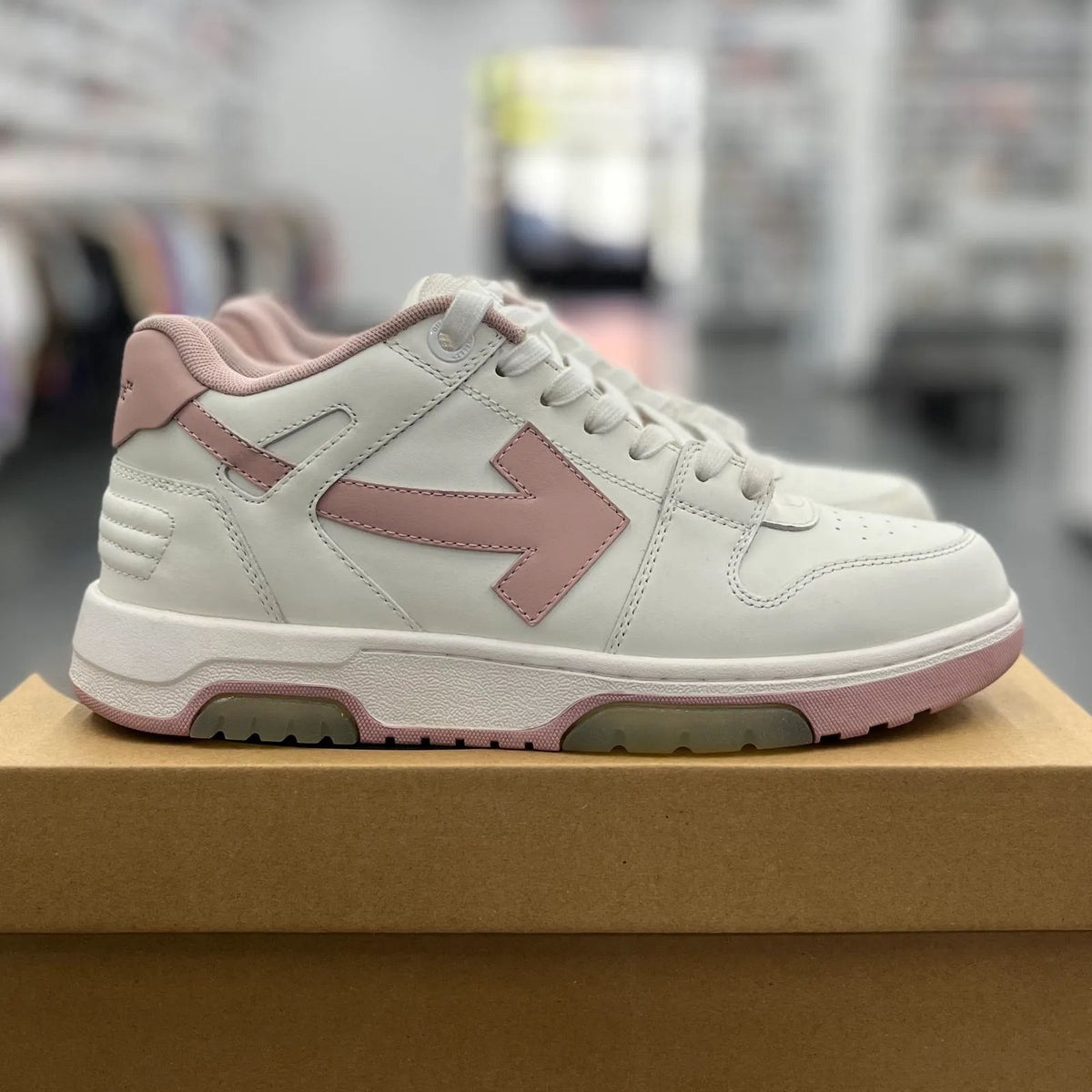 Off-White Out Of Office Sneaker White/Pink - Preowned