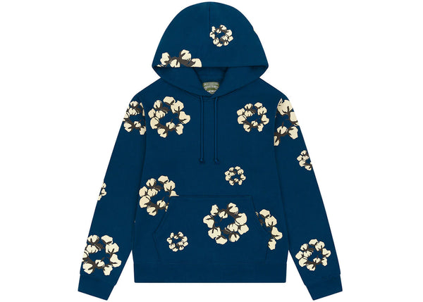 Denim Tears x CPFM Cactus Tears Wreath Hoodie Navy - Preowned