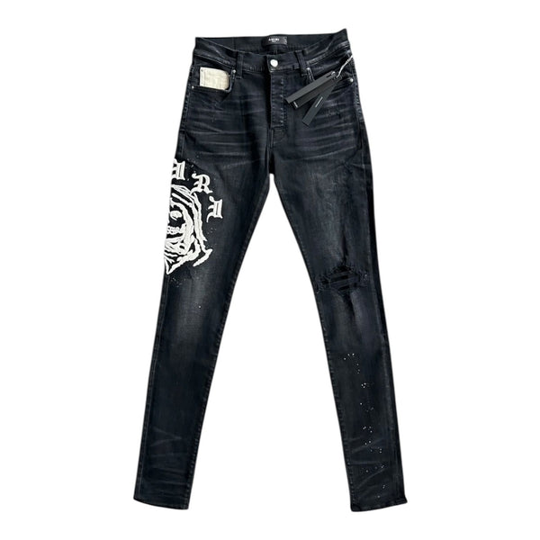 Amiri Wes Lang Reaper Jeans (Black/White)