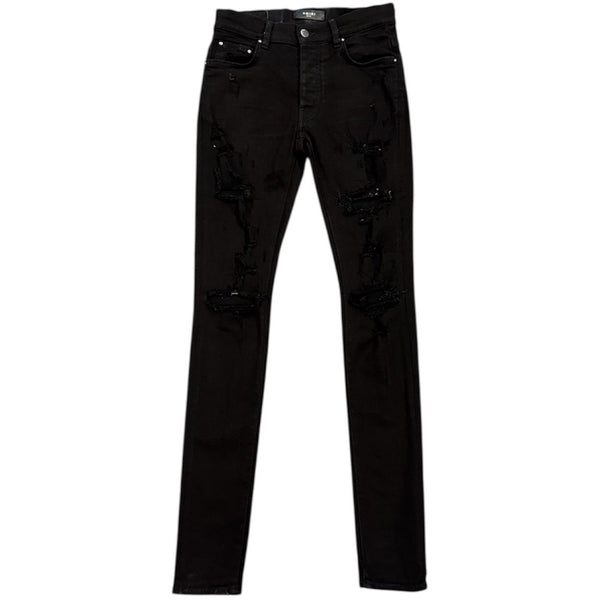 Amiri Thrasher Jean (Black) - Preowned