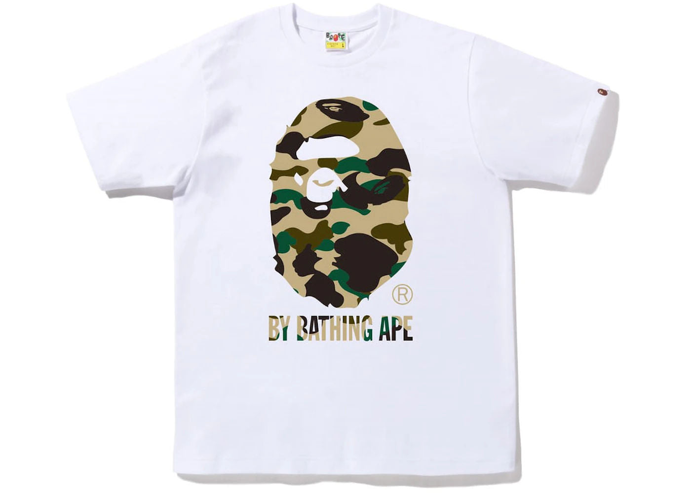 BAPE 1st Camo By Bathing Ape Tee (FW22) White Yellow