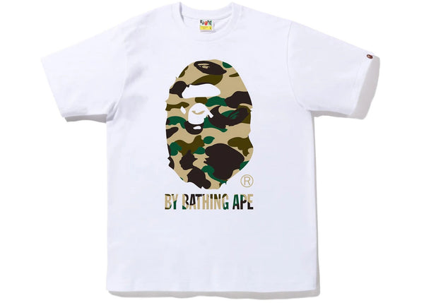 BAPE 1st Camo By Bathing Ape Tee (FW22) White Yellow