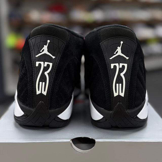 Jordan 14 Retro Black White - Preowned