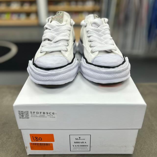 Maison Mihara Yasuhiro Peterson OG Sole Canvas Low White - Preowned