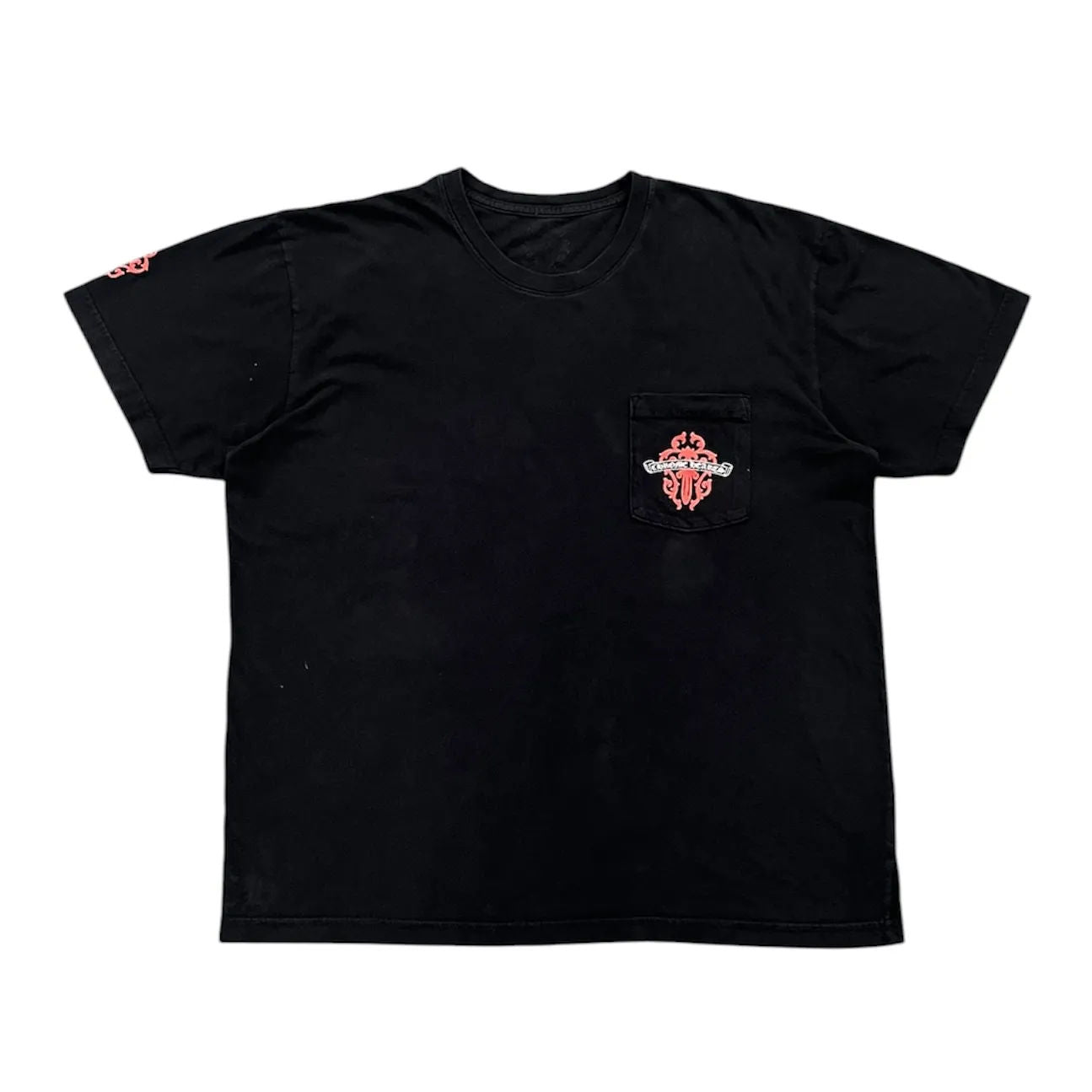 Chrome Hearts Red Dagger Pocket Tee (Black) - Preowned