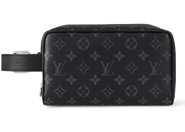 Louis Vuitton Locker Dopp Kit Monogram Eclipse Canvas