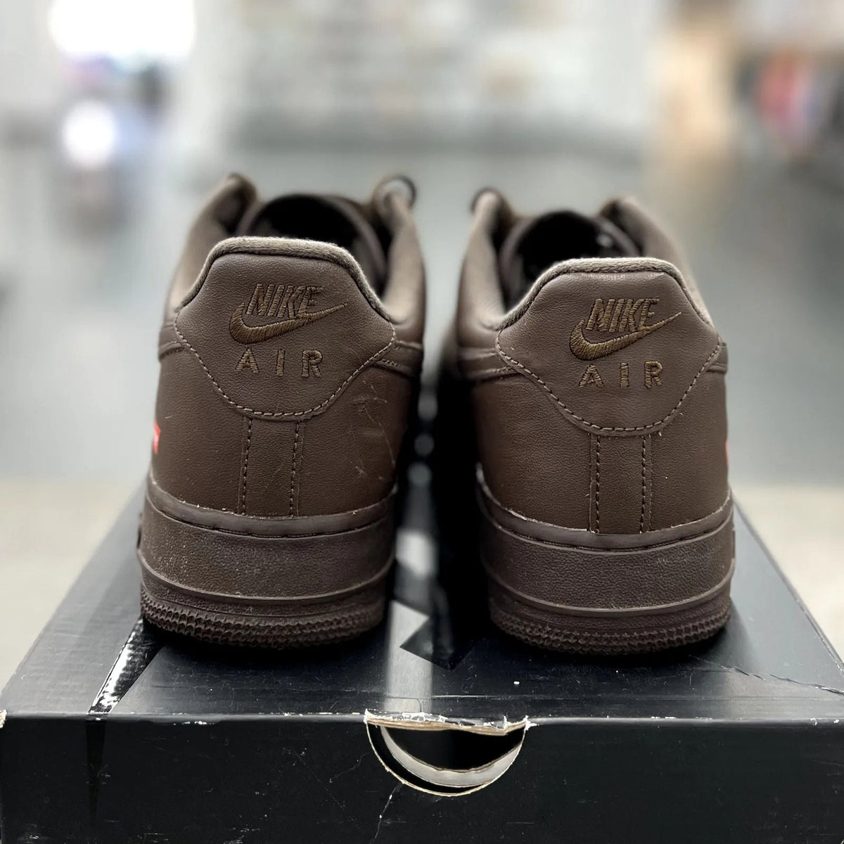 Nike Air Force 1 Low Supreme Baroque Brown - Preowned