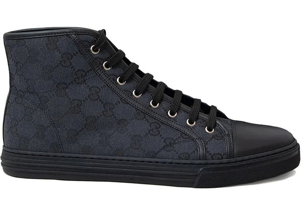 Gucci GG High Lead Black Logo Print - Preowned