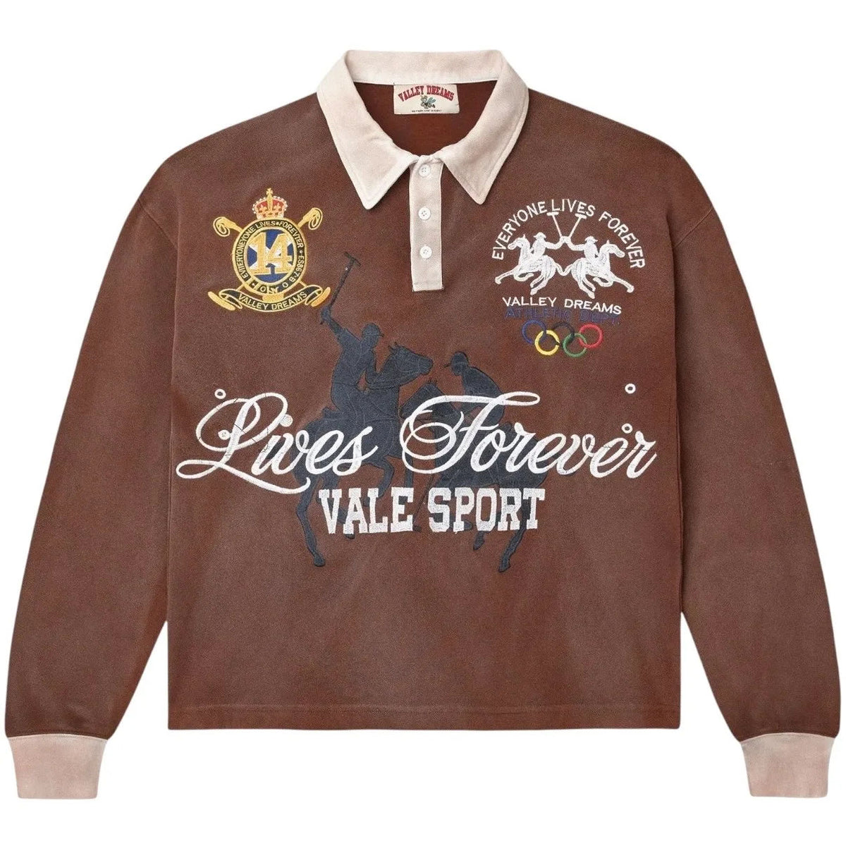 Vale Forever Vanderbilt Rugby L/S (Brown)