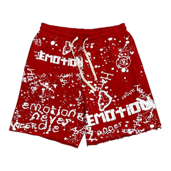 Mixed Emotion Graffiti Short (Red)