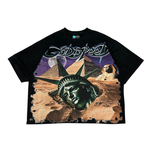 Godspeed Mother Cairo Tee (Black Wash) - Preowned