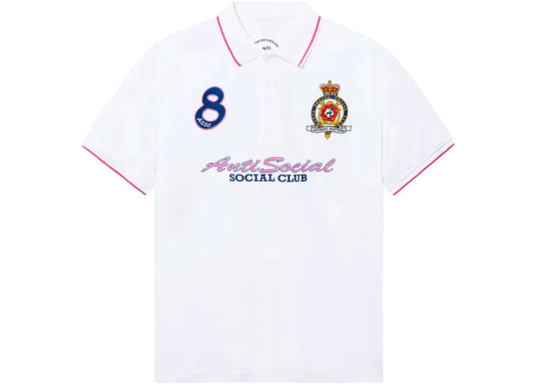 Anti Social Social Club Monegasque Polo T-shirt White