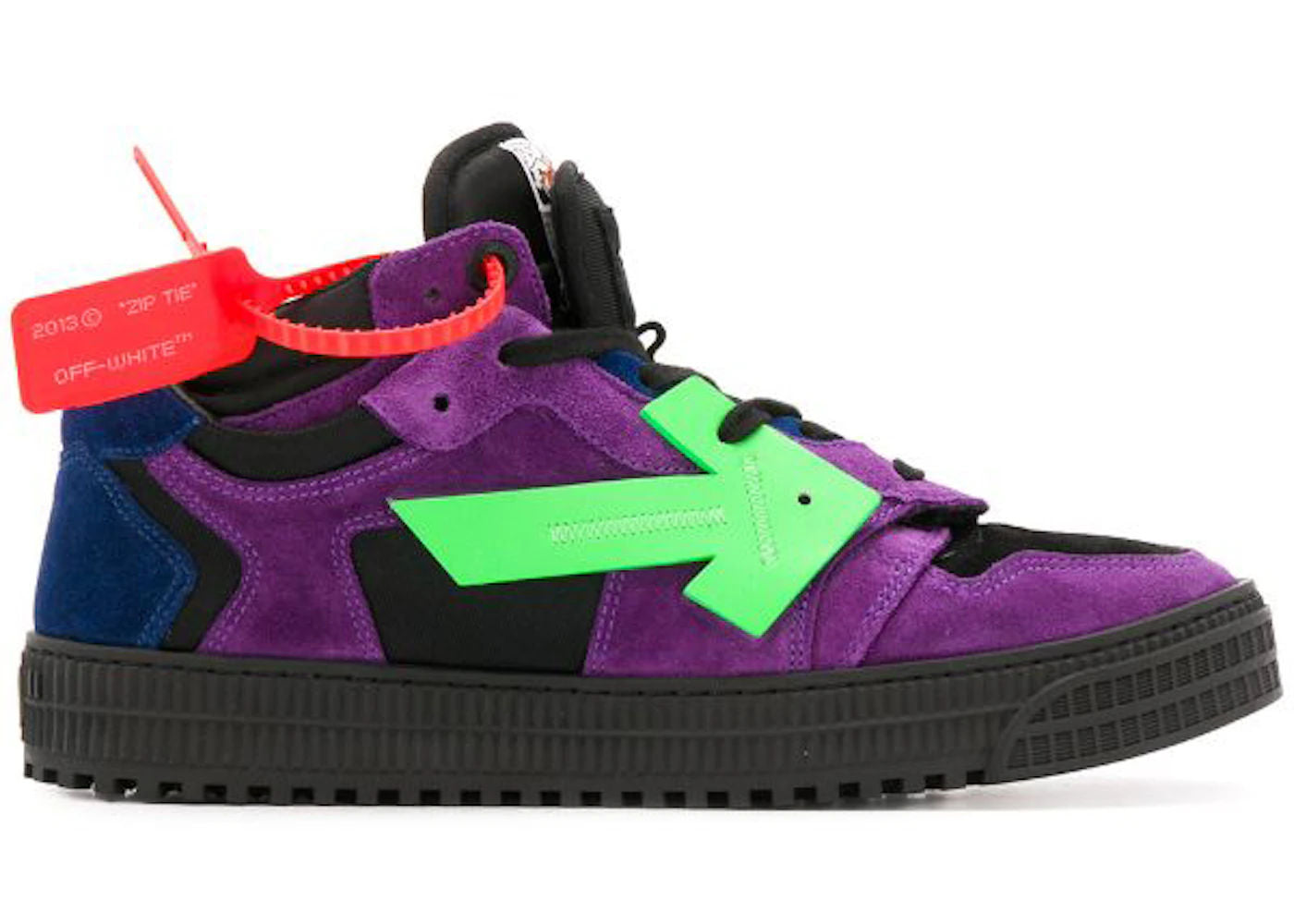 Off-White Off Court Low Top Purple Green - Preowned