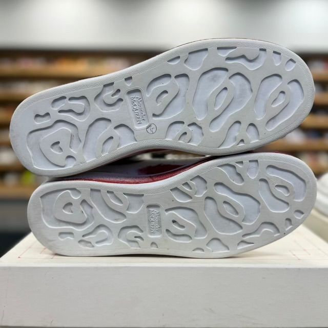 Alexander McQueen Oversized Sneaker Stamped (White Lust Red) - Preowned