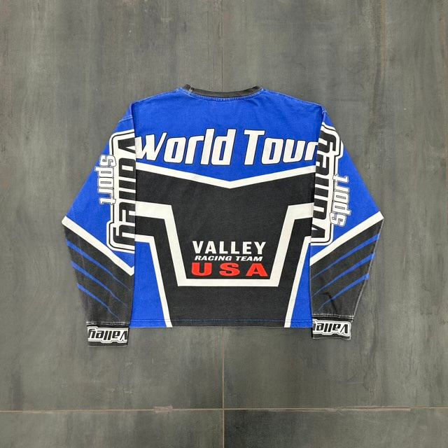 Vale Forever Motocroxxx L/S Tee (Black/Blue) - Preowned