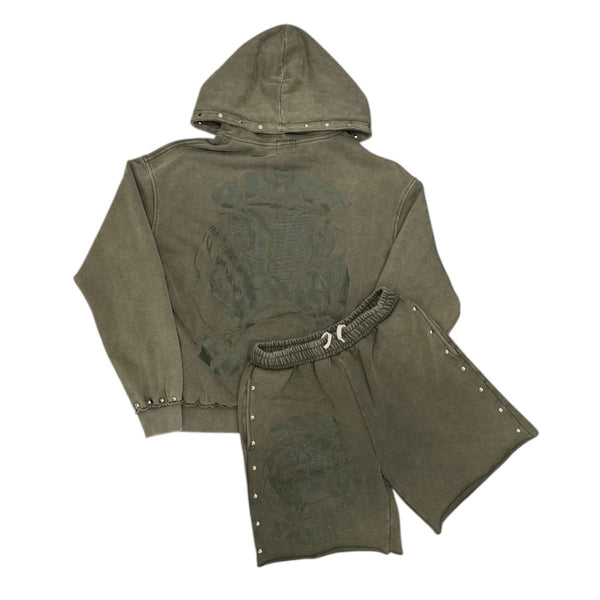 Saint Vanity Griffin French Terry Set (Green)