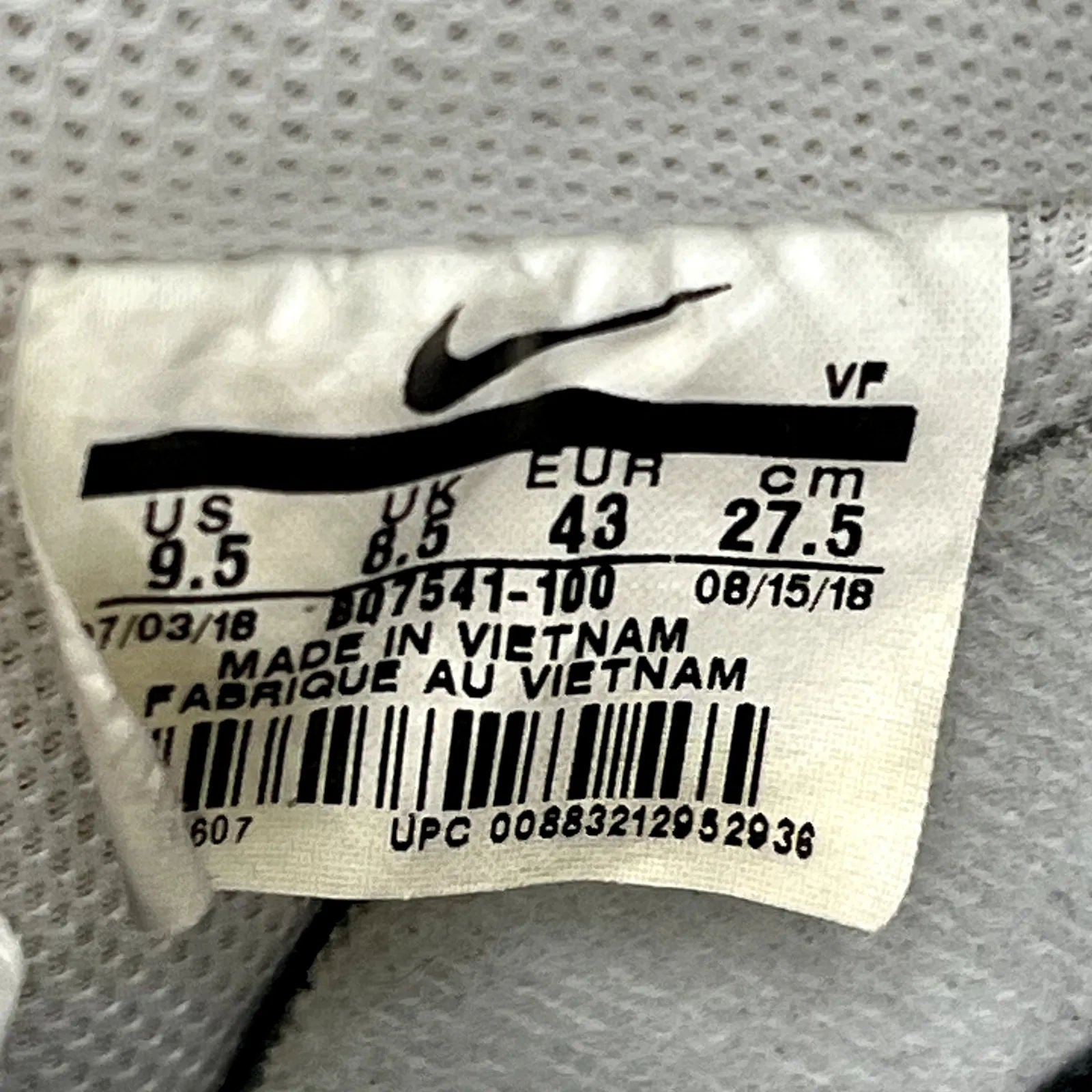 Nike Air Force 1 Low Skeleton Halloween (2018) - Preowned