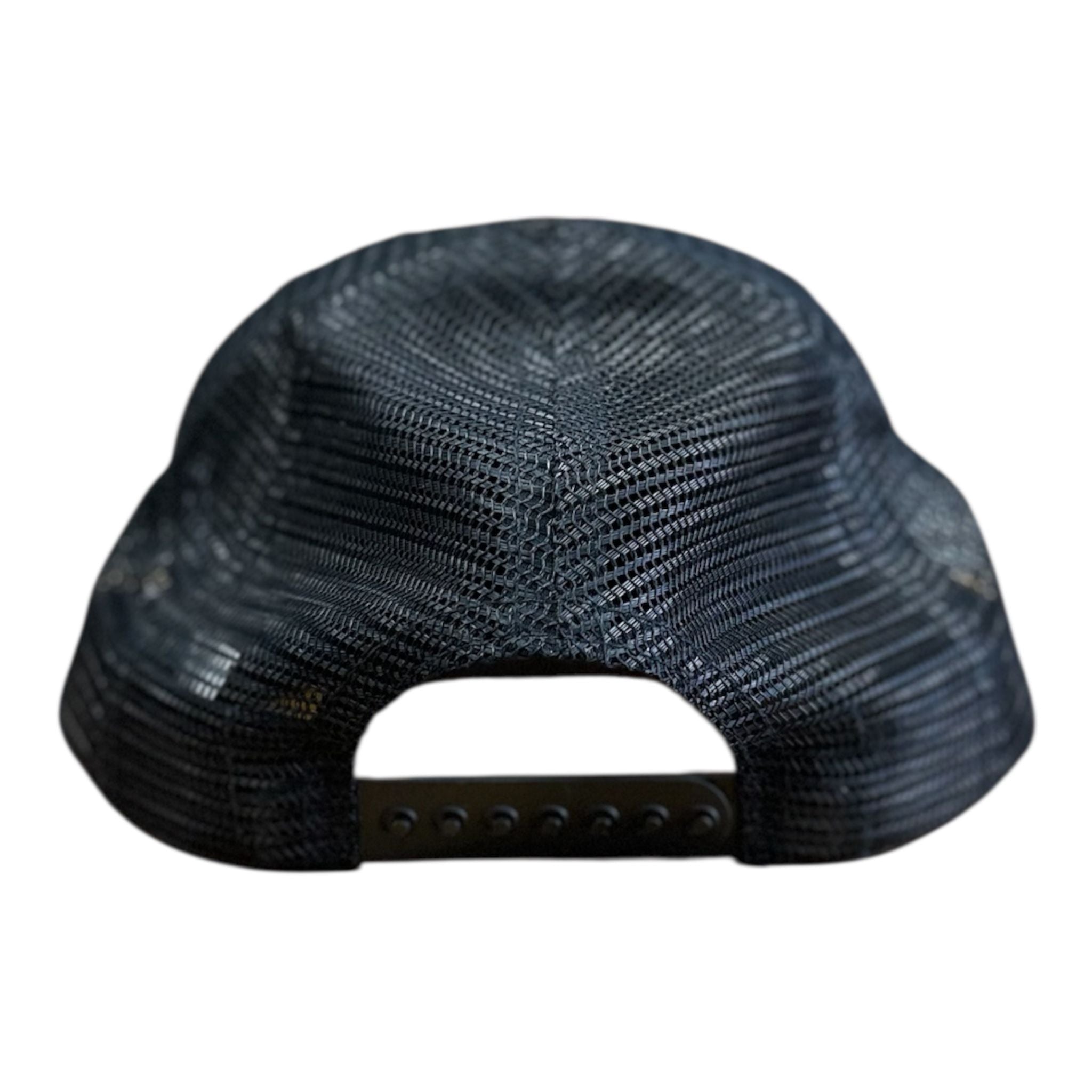 Chrome Hearts CH Hollywood Trucker Hat (Black/Black) - Preowned